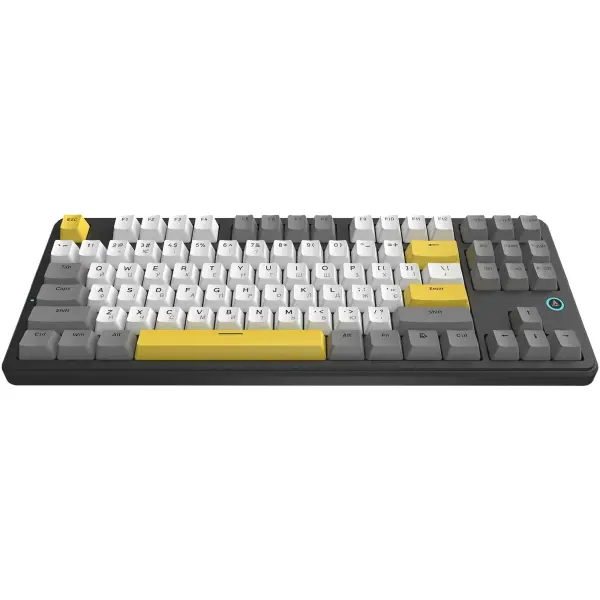 Купить Клавиатура Ajazz AK870 V2 Flying Fish switches Black Gray Yellow (AK870-V2-FF-BGY) - фото 2