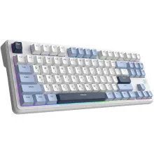 Купить Клавиатура Ajazz AK870 V2 Flying Fish Switches White (AK870-V2-FF-BWB) - фото 5