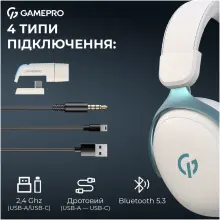 Купити Навушники GamePro Asgard Freya Pro White (HSW201WB) - фото 9