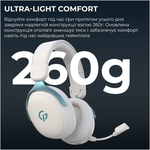 Купити Навушники GamePro Asgard Freya Pro White (HSW201WB) - фото 10