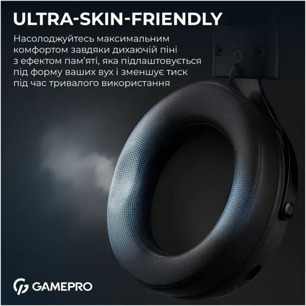 Купити Навушники GamePro Asgard Skadi Black (HSW191B) - фото 12