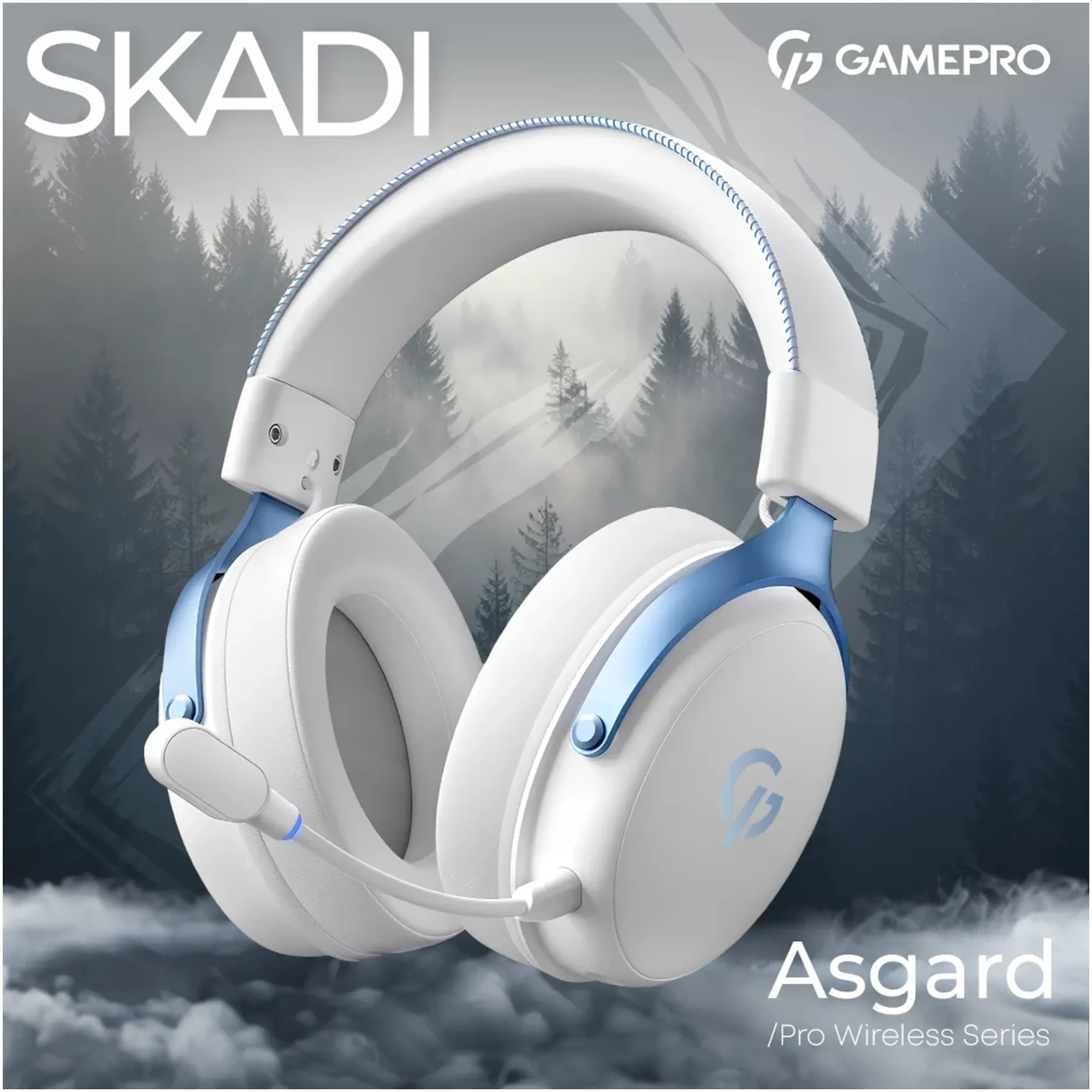 Купити Навушники GamePro Asgard Skadi White (HSW191WB) - фото 5