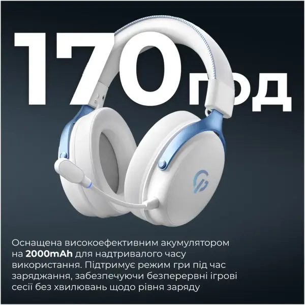 Купити Навушники GamePro Asgard Skadi White (HSW191WB) - фото 7