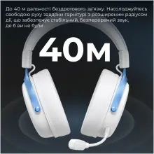 Купити Навушники GamePro Asgard Skadi White (HSW191WB) - фото 18