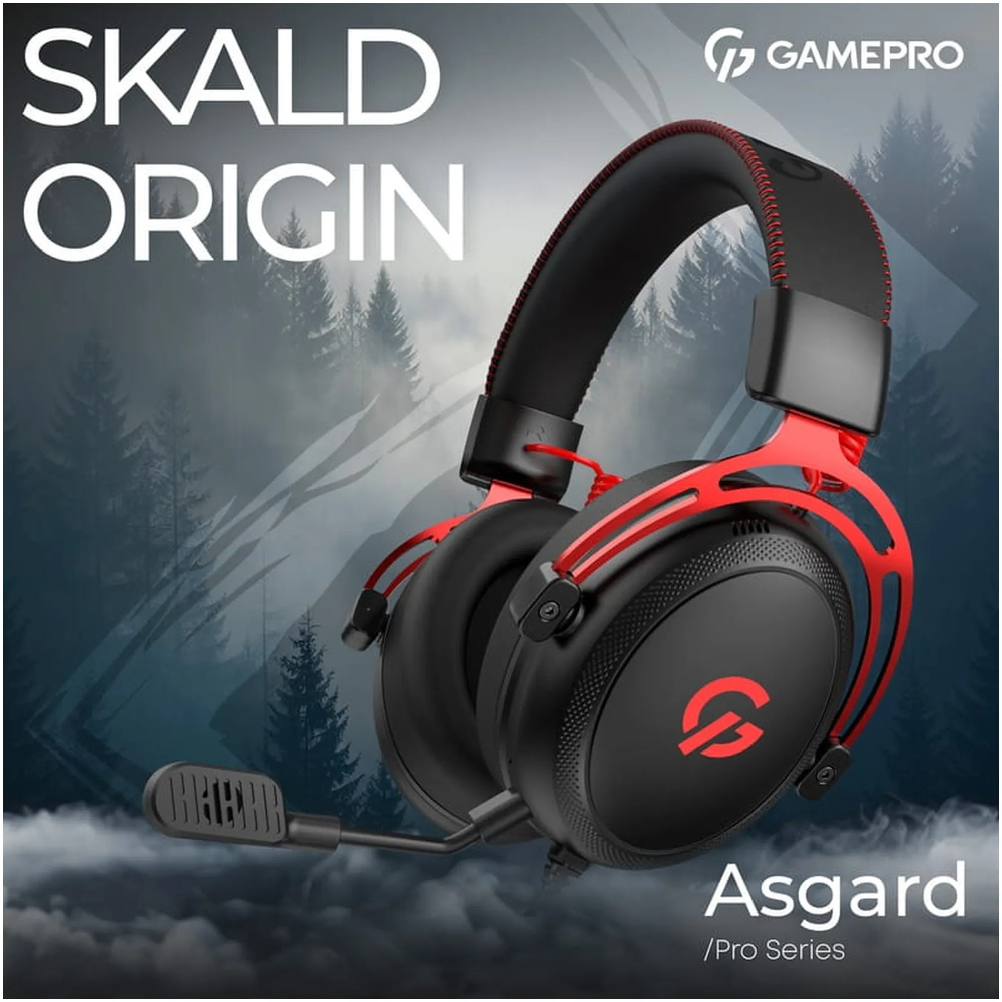 Купити Навушники GamePro Asgard Skald Origin Black/Red (HS850BR) - фото 8