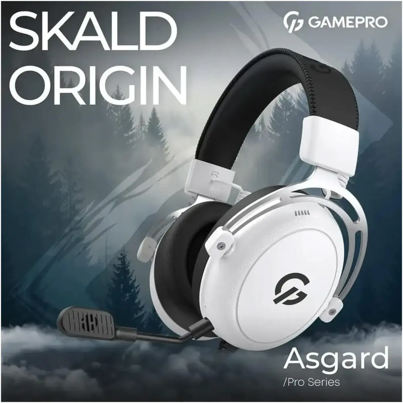 Купити Навушники GamePro Asgard Skald Origin White (HS850W) - фото 8