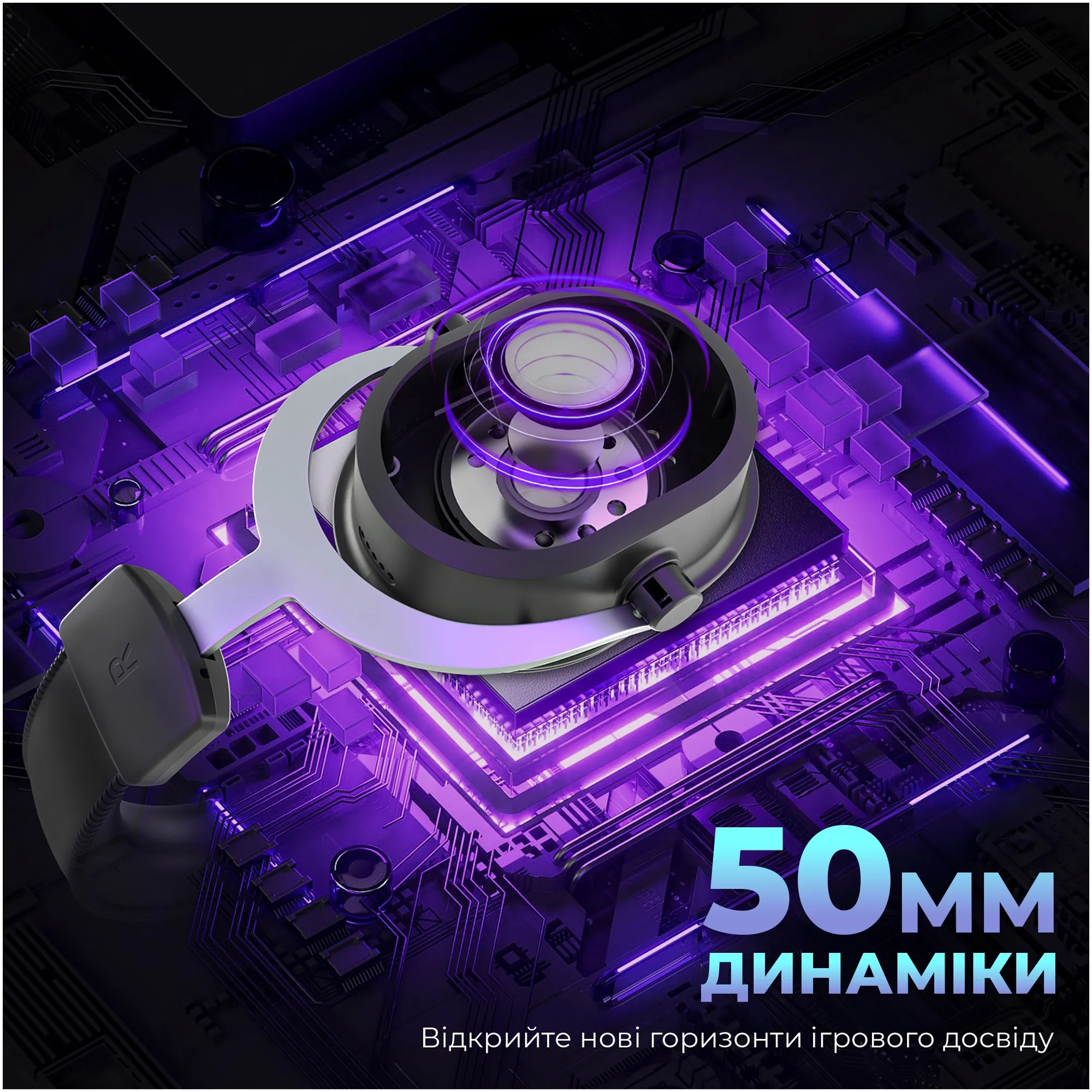 Купити Навушники Fifine H16 RGB Black - фото 8