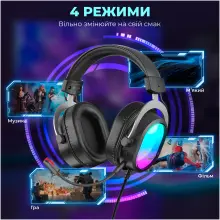 Купити Навушники Fifine H16 RGB Black - фото 11