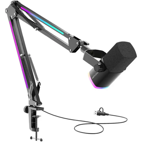 Купить Микрофон Fifine AM8PROT USB/XLR Black - фото 2