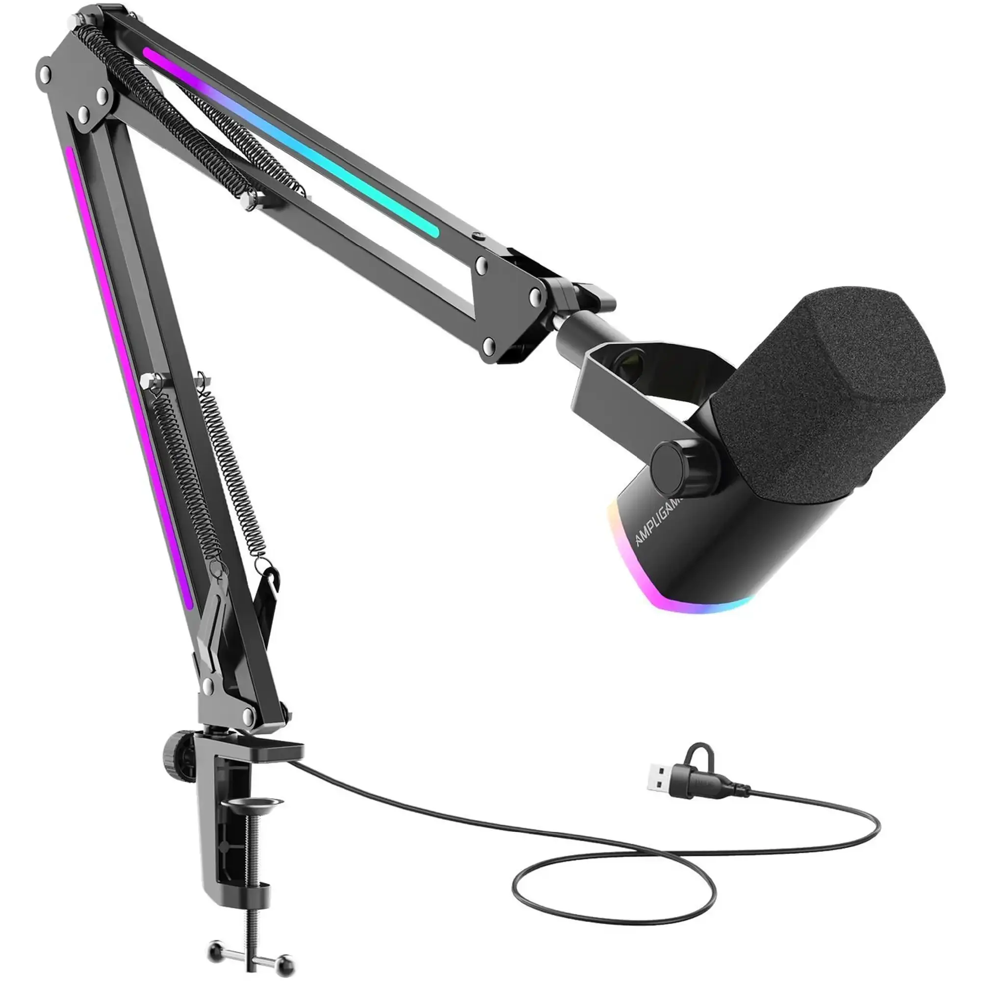 Купить Микрофон Fifine AM8PROT USB/XLR Black - фото 2