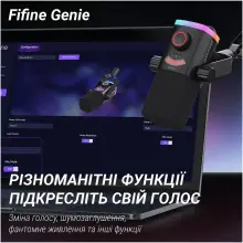 Купить Микрофон Fifine AM8PROT USB/XLR Black - фото 9