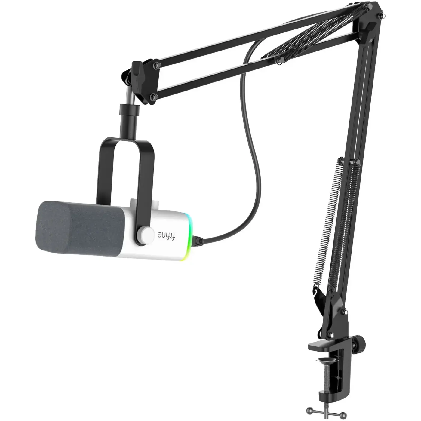 Купить Микрофон Fifine AM8TW USB/XLR White - фото 3