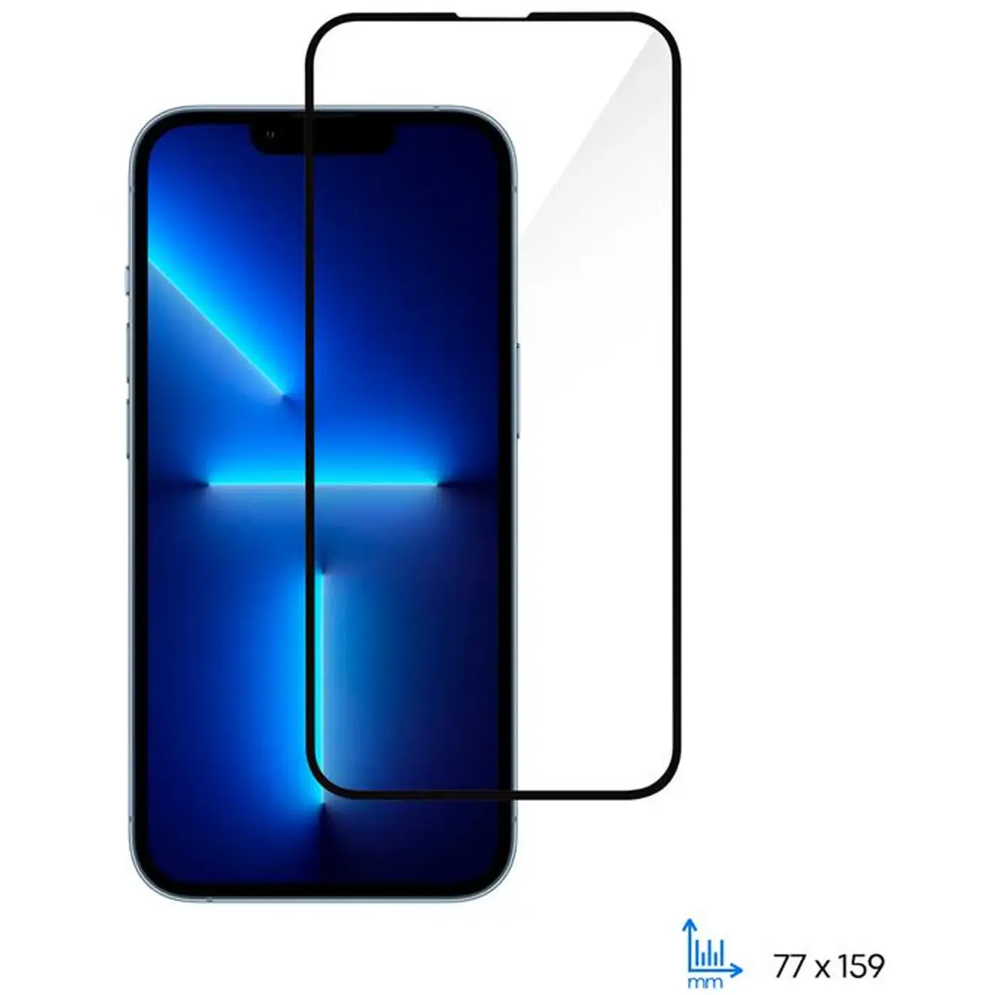 Купити Захисне скло 2E для iPhone 13 / 13 Pro 2.5D FCFG (1 Pack) Black (2E-IP-13-6.1-SMFCFG-BB) - фото 2
