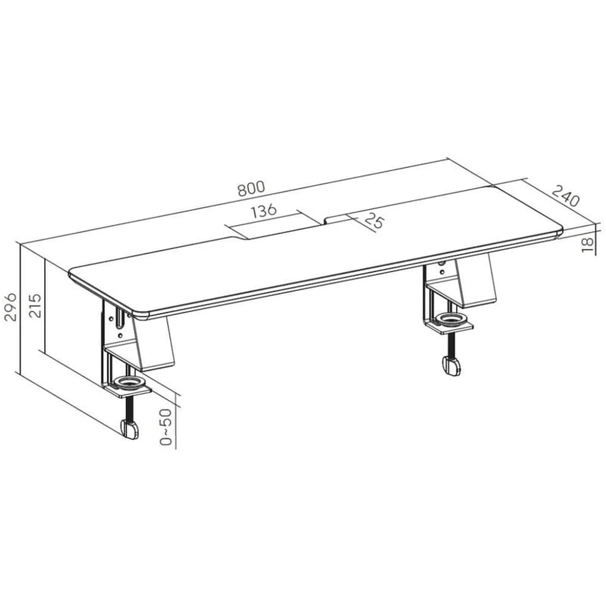 Купить Настольная подставка для монитора OfficePro MR123B Black - фото 4