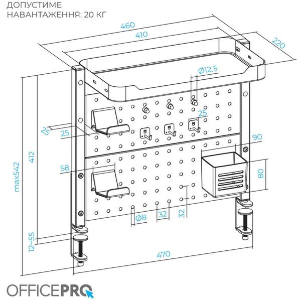 Купить Настольный органайзер OfficePro DO1040B Black - фото 11