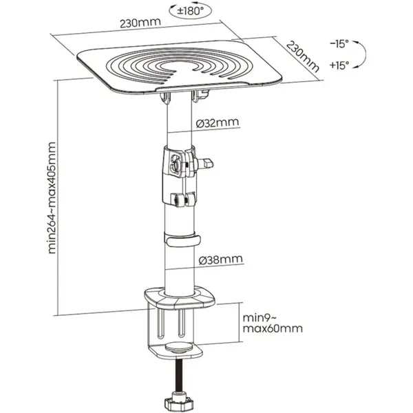 Купити Настільні підставки для акустики OfficePro SS138 - фото 10