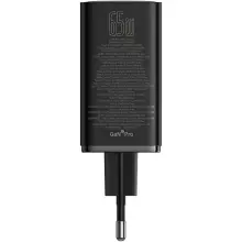 Купити Зарядний пристрій Baseus GaN6 Pro Fast Charger 2USB-C+2USB 65W EU ClusterBlack + кабель USB-C 100W 20V/5A 1m Black (P10162701113-00) - фото 3