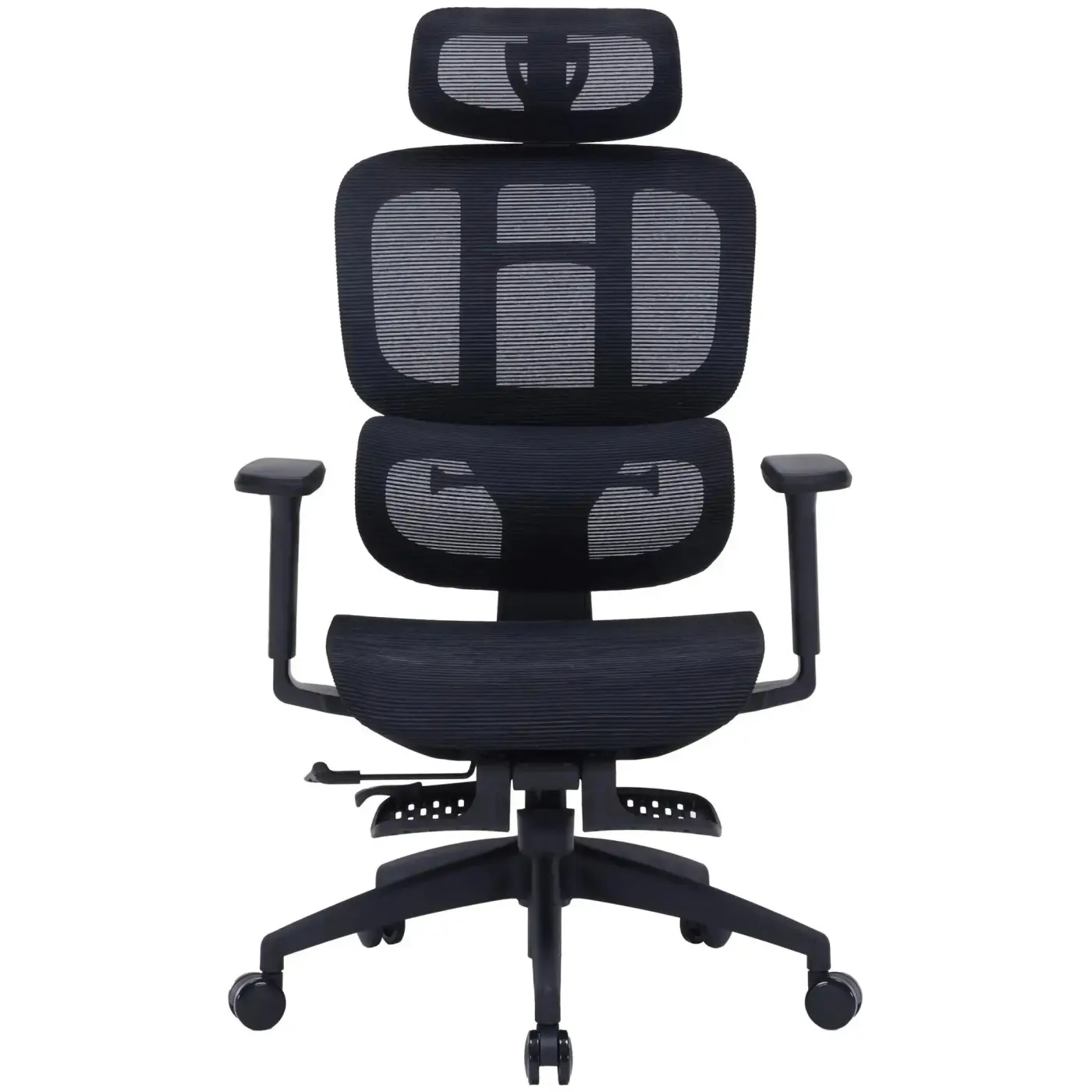 Купити Крісло офісне OfficePro Skyline Footrest OC750-B-B-B Black - фото 1