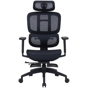 Купити Крісло офісне OfficePro Skyline Footrest OC750-B-B-B Black - фото 1