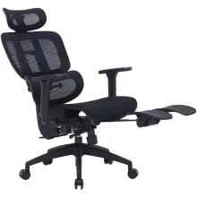 Купити Крісло офісне OfficePro Skyline Footrest OC750-B-B-B Black - фото 6