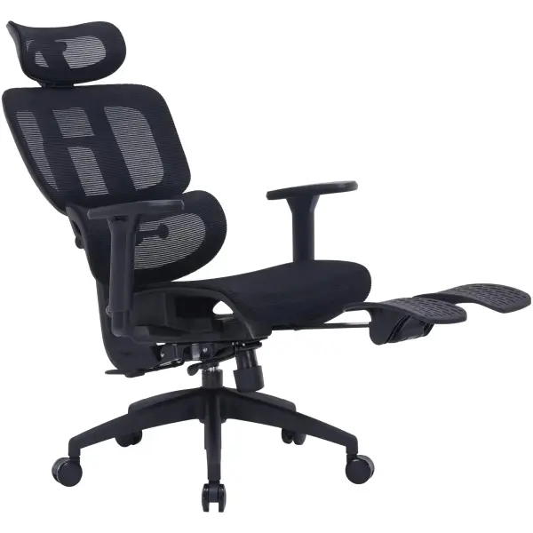 Купити Крісло офісне OfficePro Skyline Footrest OC750-B-B-B Black - фото 6