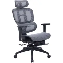 Купити Крісло офісне OfficePro Skyline Footrest OC750-B-DG-DG Black/Dark Gray - фото 2
