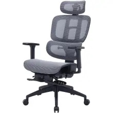Купити Крісло офісне OfficePro Skyline Footrest OC750-B-DG-DG Black/Dark Gray - фото 3