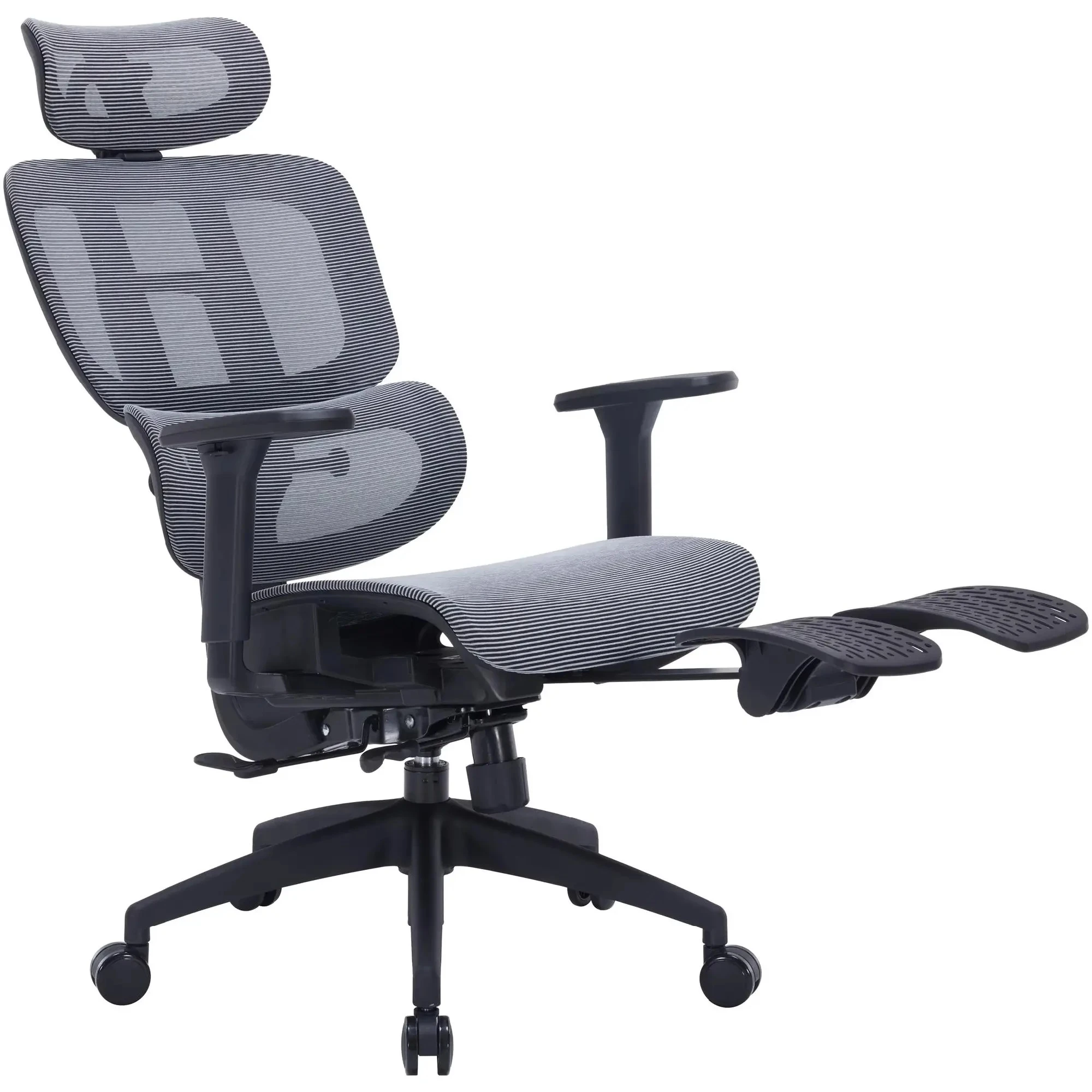 Купити Крісло офісне OfficePro Skyline Footrest OC750-B-DG-DG Black/Dark Gray - фото 5