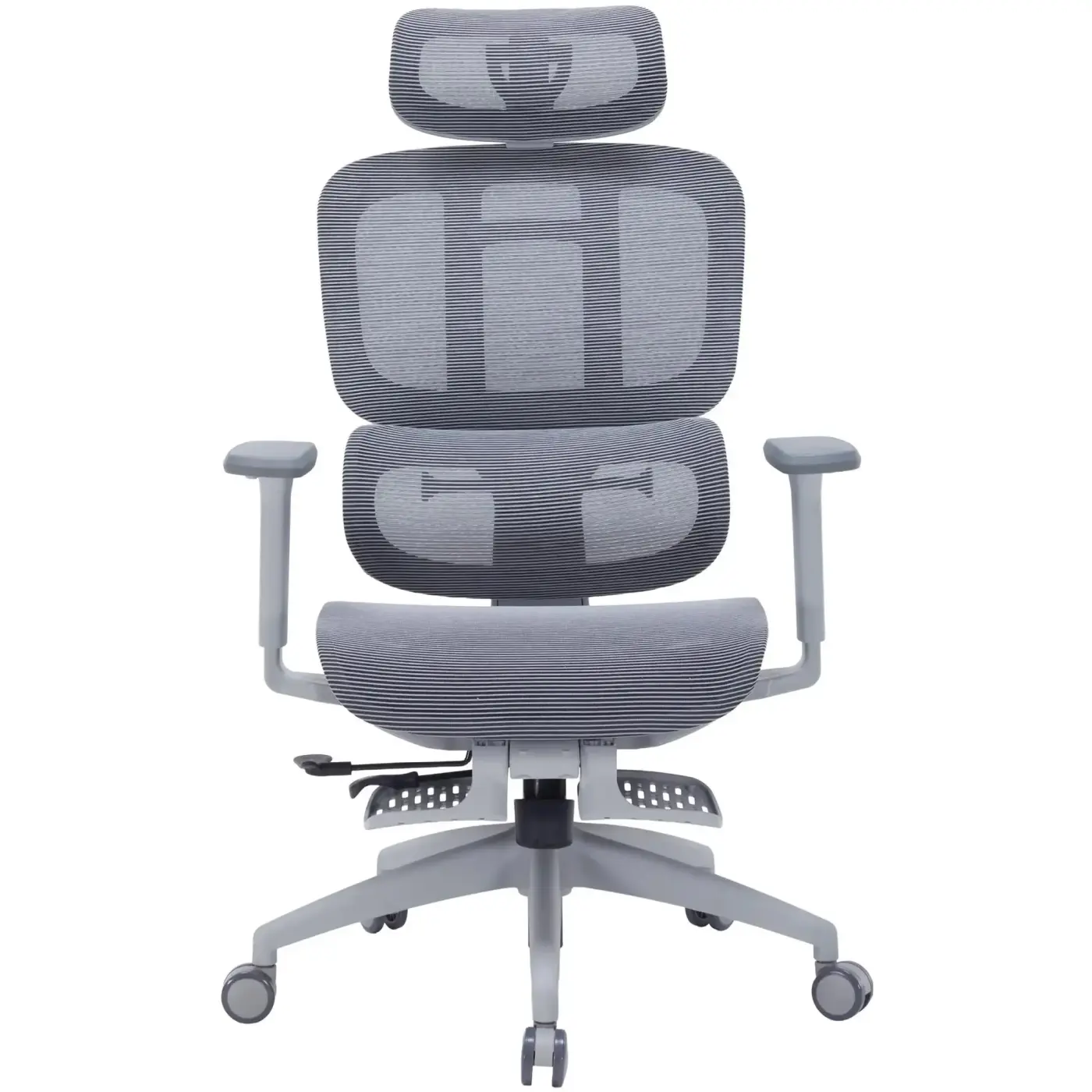 Купити Крісло офісне OfficePro Skyline Footrest OC750-G-DG-DG Gray/Dark Gray - фото 1
