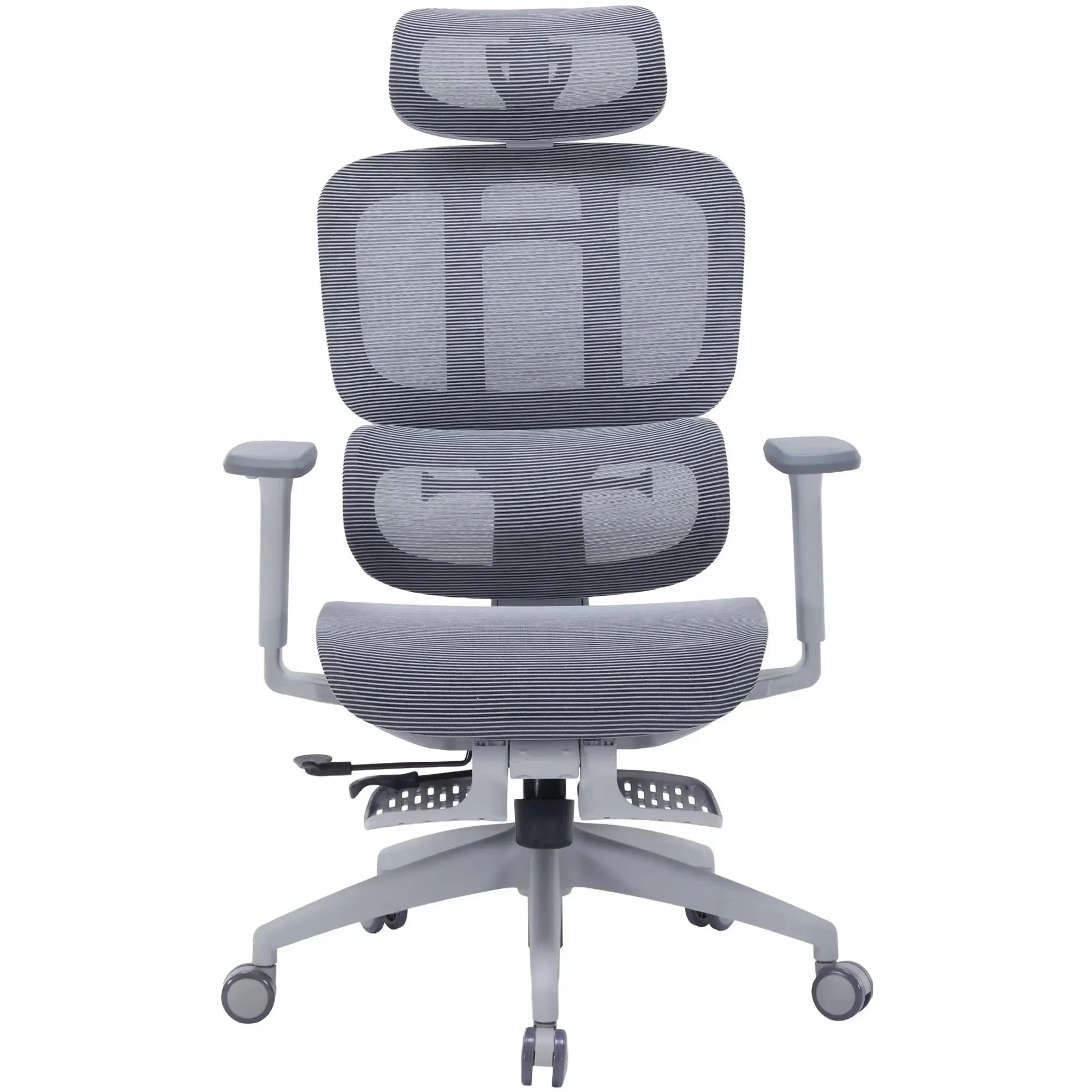 Купити Крісло офісне OfficePro Skyline Footrest OC750-G-DG-DG Gray/Dark Gray - фото 1