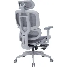 Купити Крісло офісне OfficePro Skyline Footrest OC750-G-DG-DG Gray/Dark Gray - фото 6