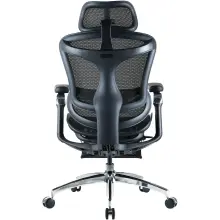 Купити Крісло офісне Sihoo DORO C300 Pro Mesh Black with footrest (DORO-C300-PRO-M101-JT) - фото 5