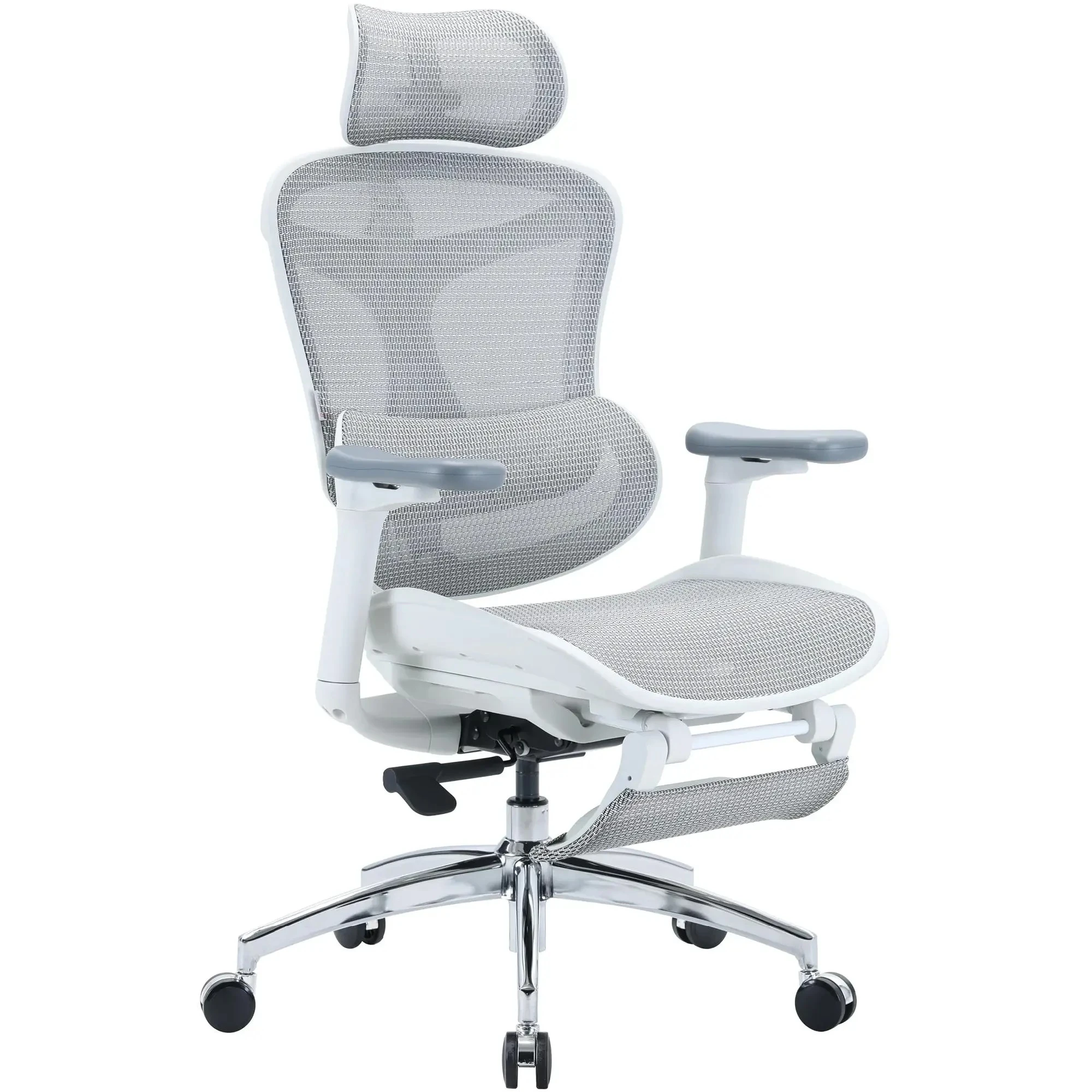 Купити Крісло офісне Sihoo DORO C300L Mesh White with footrest (DORO-C300L-A3-102-JT) - фото 2