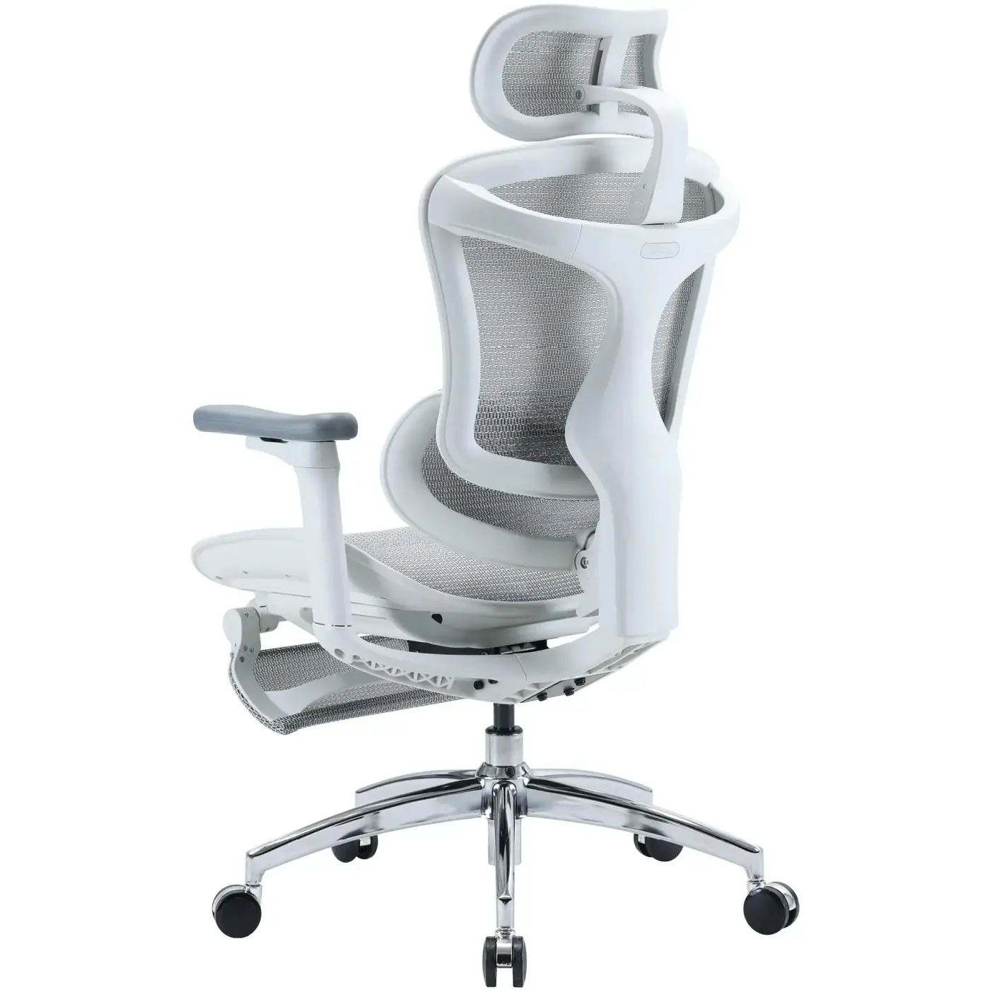 Купити Крісло офісне Sihoo DORO C300L Mesh White with footrest (DORO-C300L-A3-102-JT) - фото 4