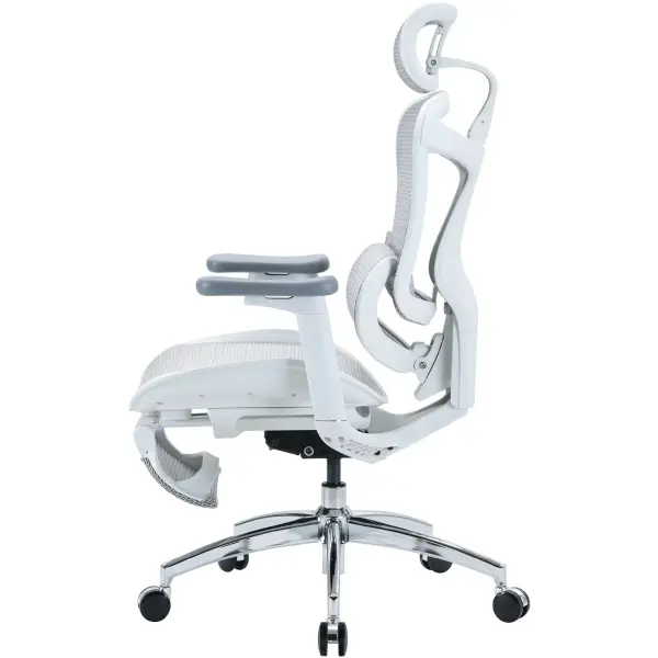 Купити Крісло офісне Sihoo DORO C300L Mesh White with footrest (DORO-C300L-A3-102-JT) - фото 6