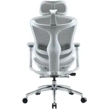 Купити Крісло офісне Sihoo DORO C300L Mesh White with footrest (DORO-C300L-A3-102-JT) - фото 7