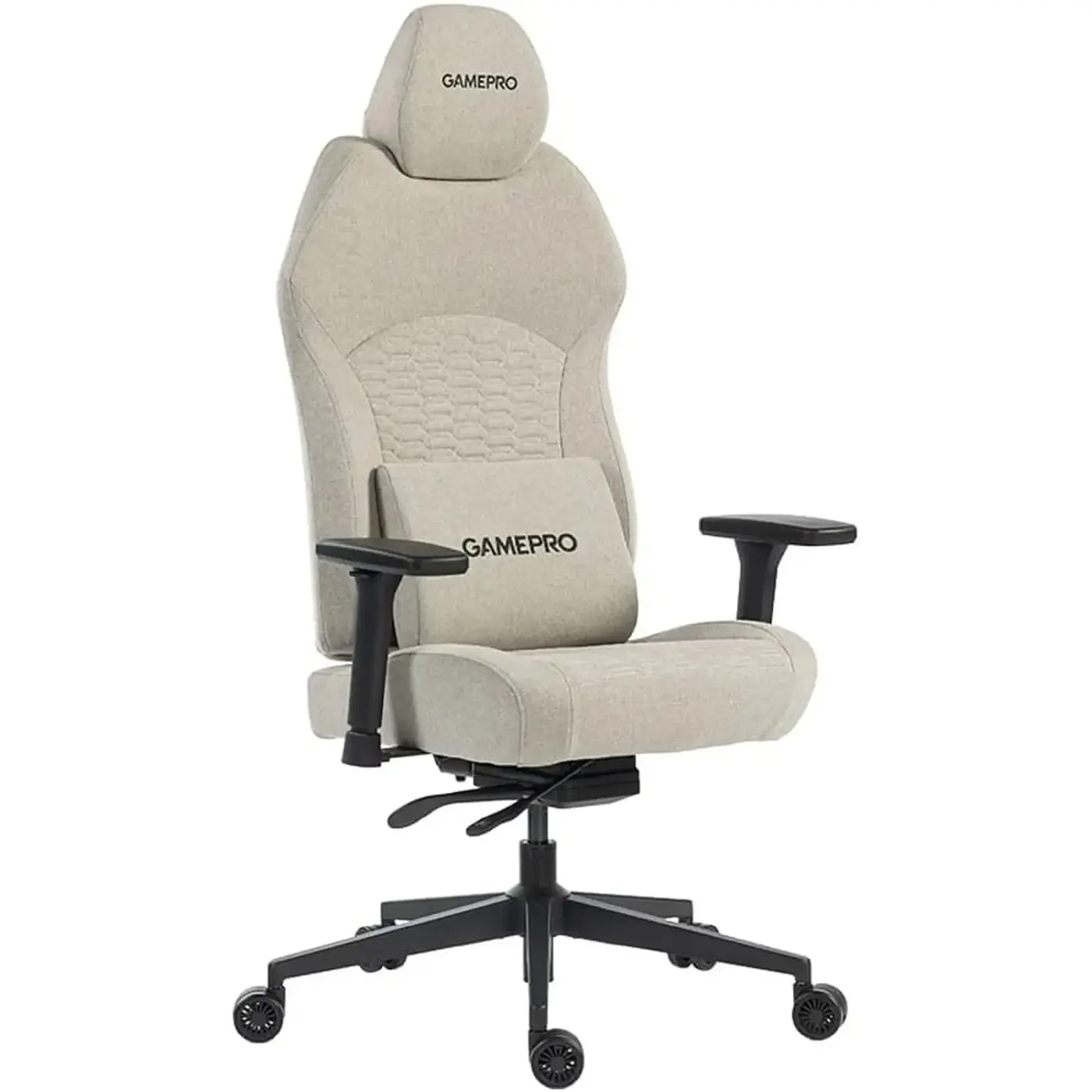 Купити Крісло для геймерів GamePro GC760LG Fabric Light Gray - фото 3