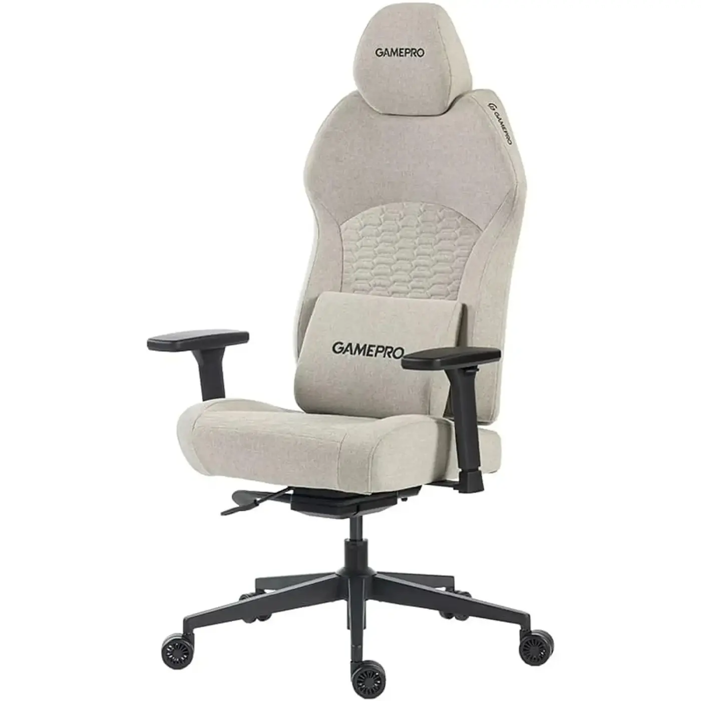 Купити Крісло для геймерів GamePro GC760LG Fabric Light Gray - фото 4