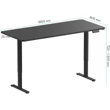 Купить Компьютерный стол с электрорегулировкой высоты OfficePro ODE1880B - фото 3