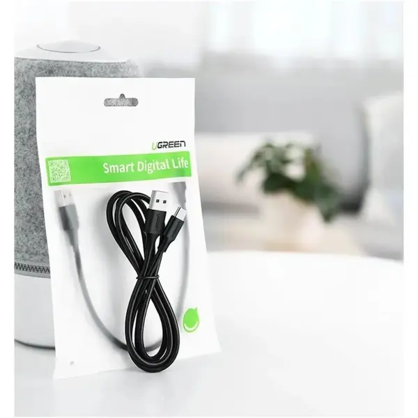 Купить Кабель UGREEN US287 USB2.0 - USB-C 3A 3m Black (60826) - фото 8