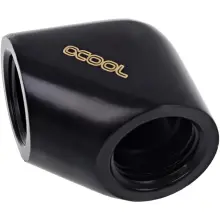 Купити Фітинг Alphacool Eiszapfen G1/4" 90° Female to Female L-Connector Black (17258) - фото 1