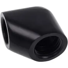 Купити Фітинг Alphacool Eiszapfen G1/4" 90° Female to Female L-Connector Black (17258) - фото 2