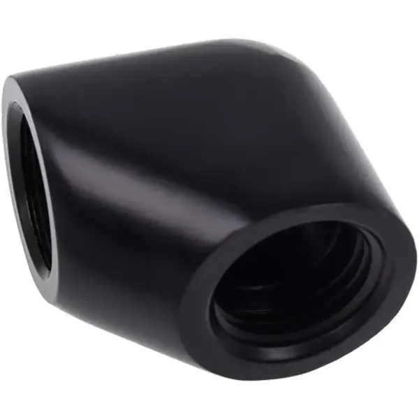 Купити Фітинг Alphacool Eiszapfen G1/4" 90° Female to Female L-Connector Black (17258) - фото 2