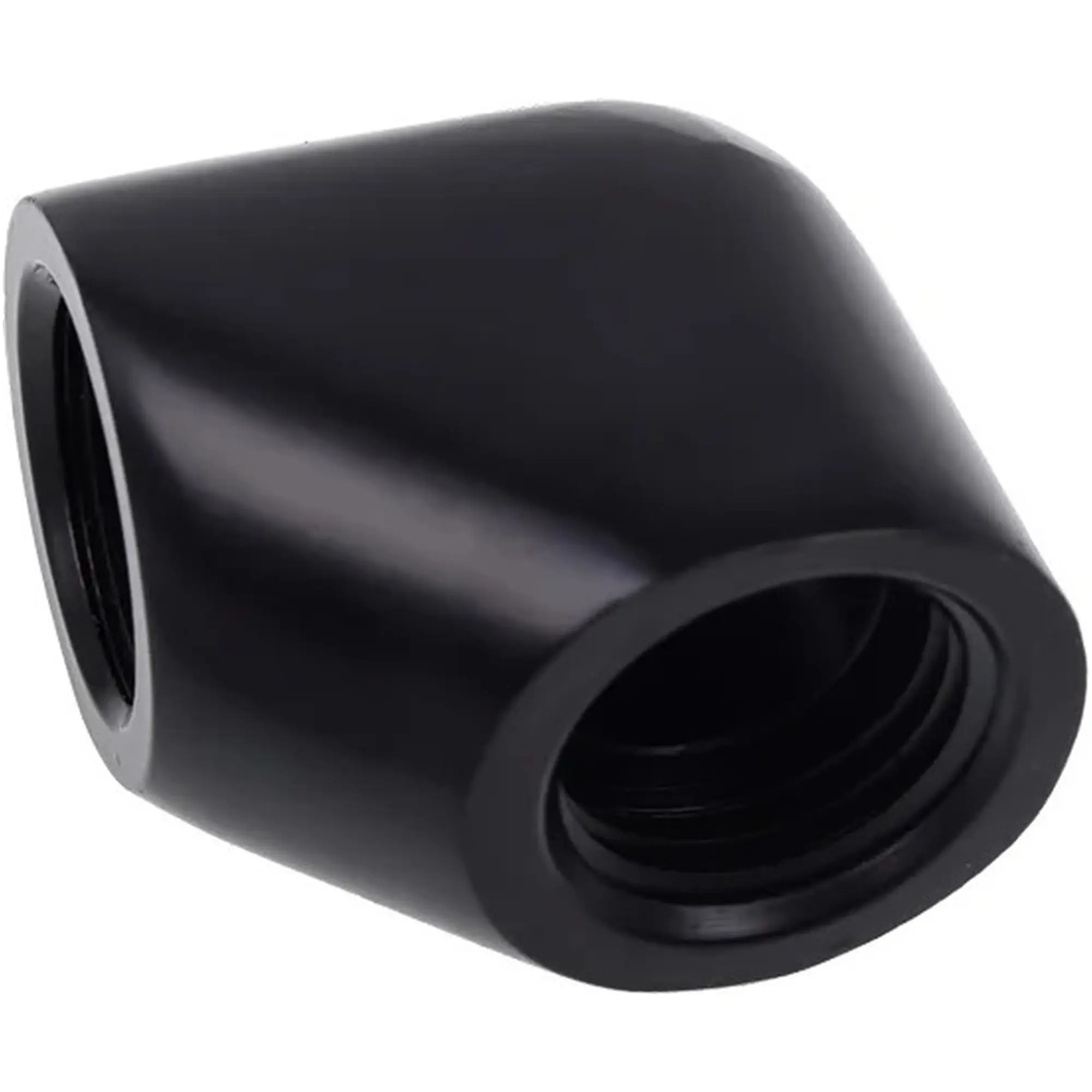 Купити Фітинг Alphacool Eiszapfen G1/4" 90° Female to Female L-Connector Black (17258) - фото 2