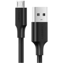 Купити Кабель UGREEN US289 USB 2.0 - MicroUSB 1m Black (UGR-60136) - фото 1