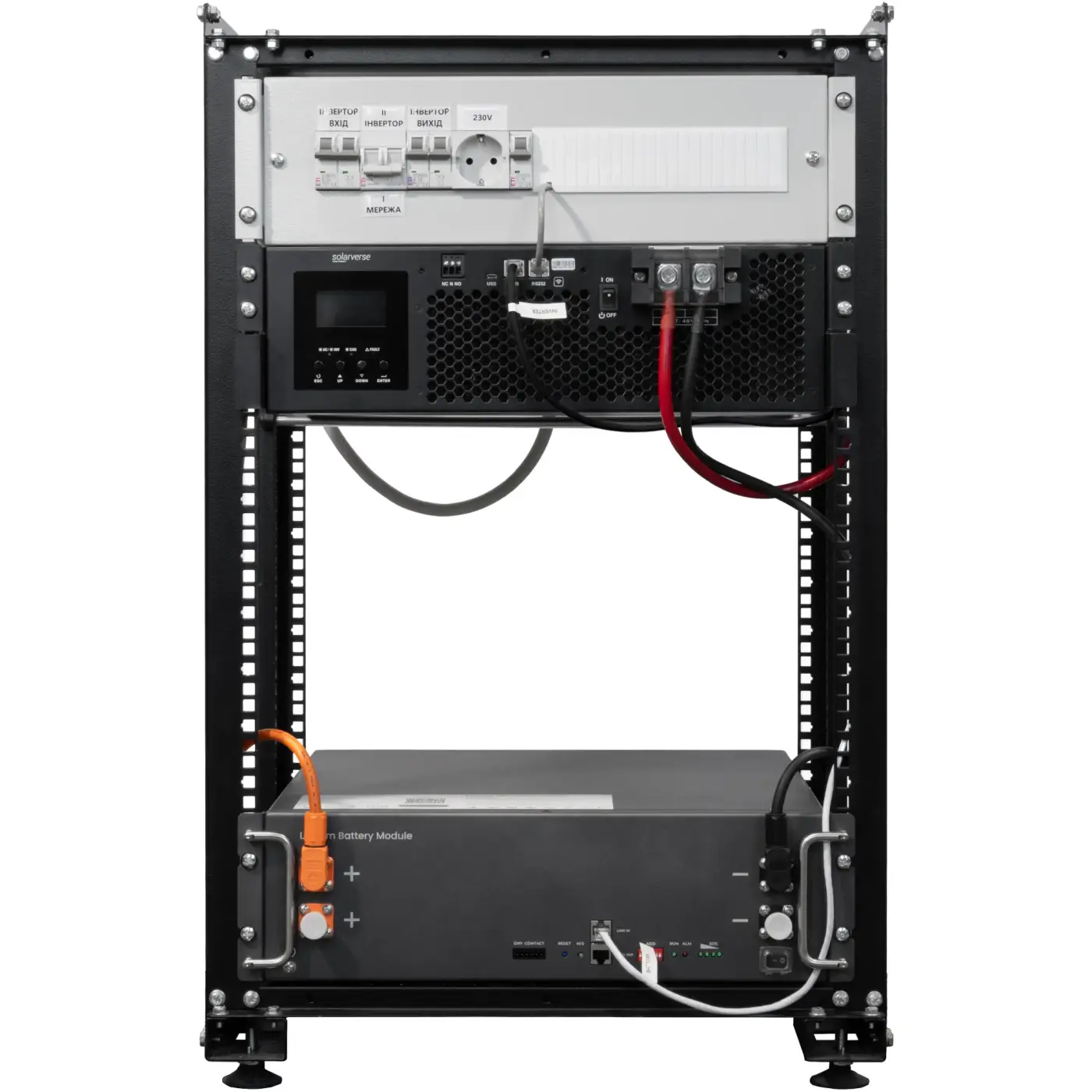 Купити Система зберігання енергії Solarverse SVR20-1SV5K1-LES5.1K1-1 5kW 5.1kWh 1BAT LiFePO4 6000 циклів (SVR20-1SV5K1-LES5.1K1-1) - фото 1