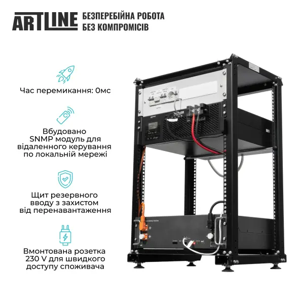 Купити Система зберігання енергії Solarverse SVR20-1SV5K1-LES5.1K1-1 5kW 5.1kWh 1BAT LiFePO4 6000 циклів (SVR20-1SV5K1-LES5.1K1-1) - фото 6