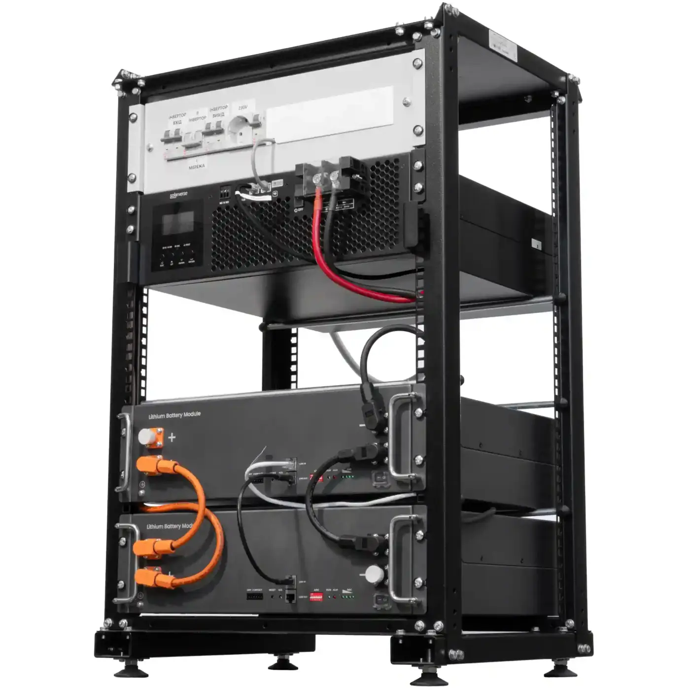 Купити Система зберігання енергії Solarverse SVR20-1SV5K1-LES10.2K1-1 5kW 10.2kWh 2BAT LiFePO4 6000 циклів (SVR20-1SV5K1-LES10.2K1-1) - фото 2