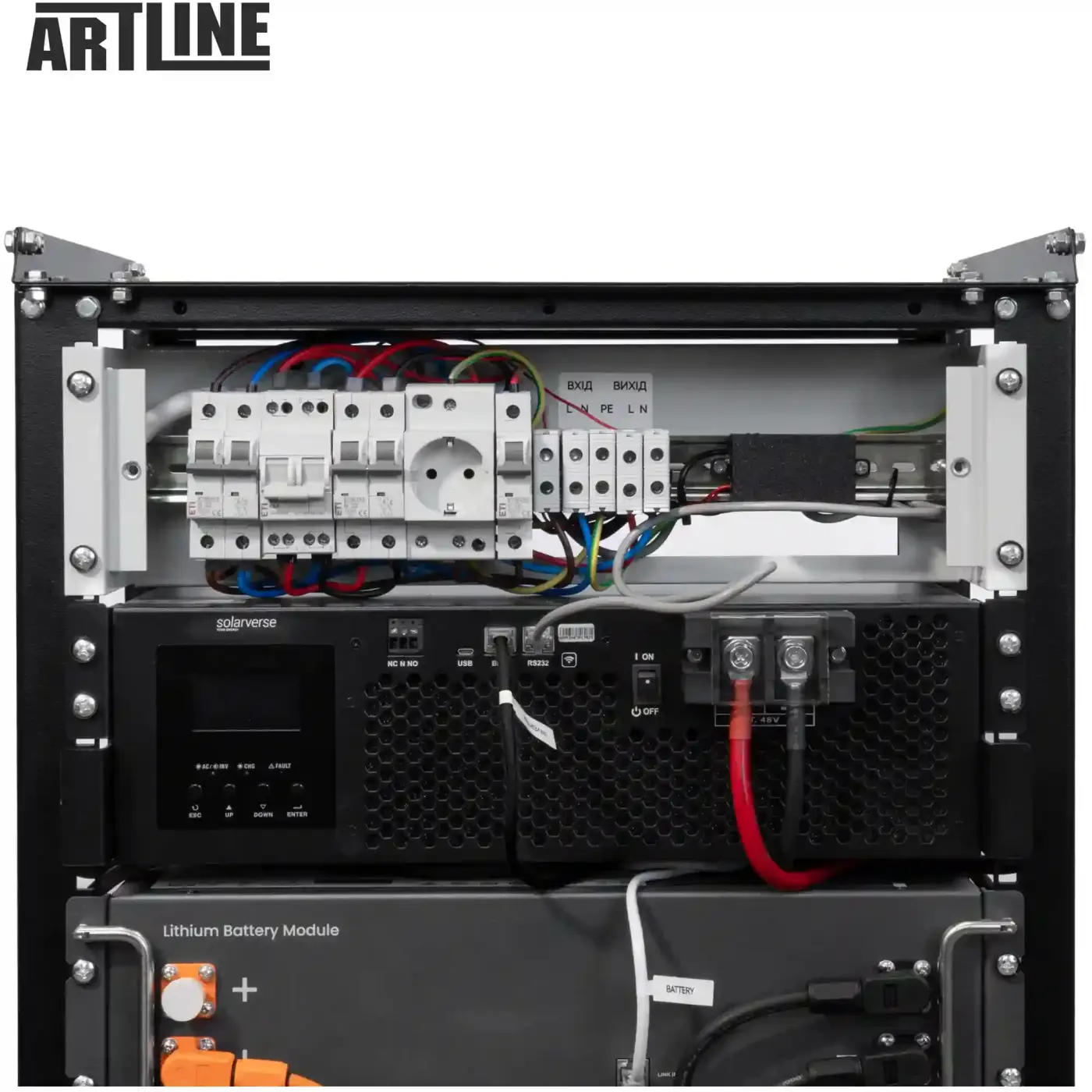 Купити Система зберігання енергії Solarverse SVR20-1SV5K1-LES15.3K1-1 5kW 15.4kWh 3BAT LiFePO4 6000 циклів (SVR20-1SV5K1-LES15.3K1-1) - фото 11