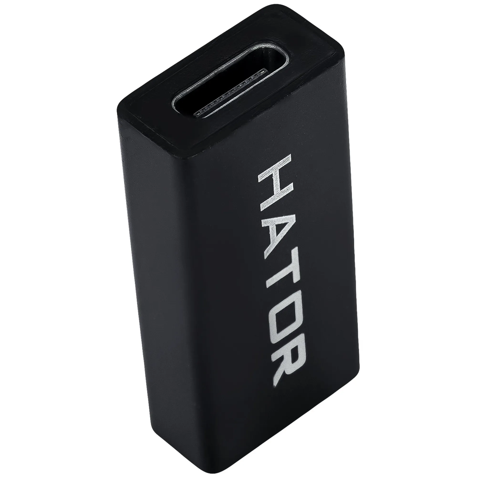 Купити Перехідник Hator USB-A 3.0 female to Type-C female Black (ACC216) - фото 1
